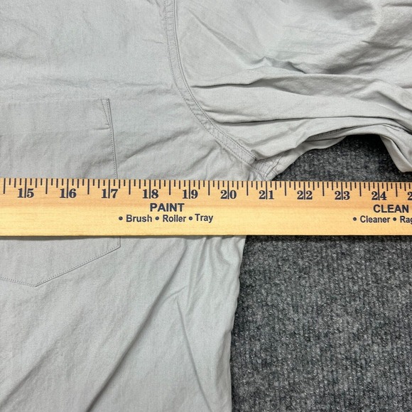 Dries Van Noten Shirt Men's Size EU 50- US 40 Grey Button Down Dress Solid - Picture 6 of 11